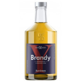 Žufánek Brandy ze sudu 45% 0,5 l (holá lahev)