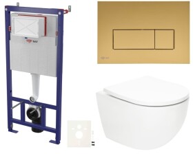 Závěsný WC set do lehkých stěn / předstěnová SAT Fusion SIKOSSTORFUGM SIKOSSTORFUGM