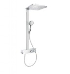 HANSGROHE - Raindance E Sprchový set, s termostatem, 30x30 cm, matná bílá 27361700