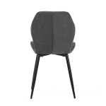 Jídelní židle, šedá, látka, CT-285 GREY2