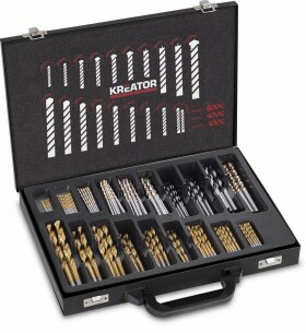 KREATOR KRT012800 - 120ks sada Profesionálních vrtáků