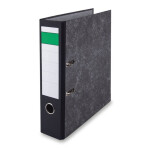 Pákový pořadač A4, černý mramor - 80 mm