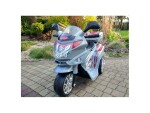 Mamido Dětská elektrická motorka stříbrná