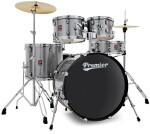 Premier Revolution 22" 5pc Drum Kit Gunmetal Sparkle