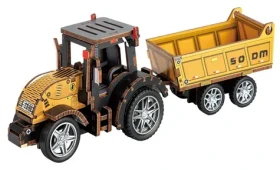 2KIDS TOYS 3D dřevěná skládačka Traktor s přívěsem