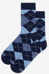 "CASUAL- Vzorované ponožky, pánské" Námořnictvo 39/41