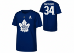 Outerstuff Dětské Tričko Auston Matthews Toronto Maple Leafs Flat Captains N&N Ctn Tee Velikost: Dětské let)