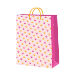 Dárková taška velká - Princeznovské korunky (26 × 12,7 × 32,4 cm) - Albi