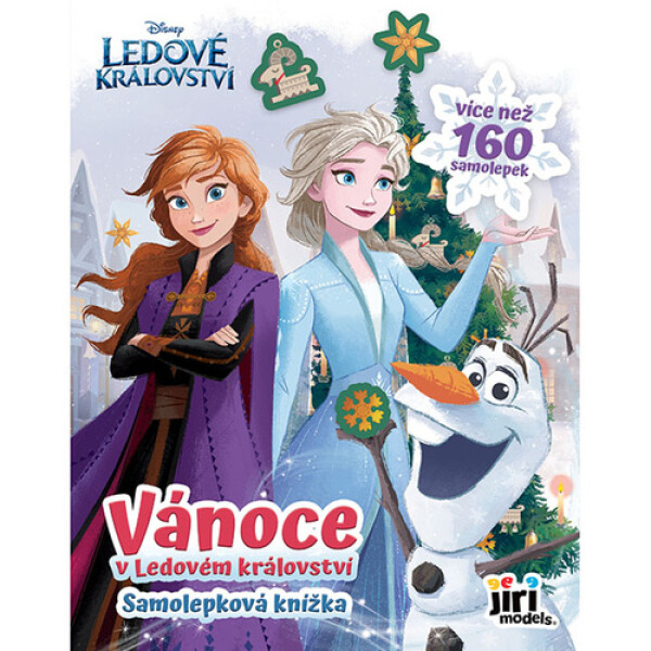 Vánoce Ledovém království Samolepková knížka