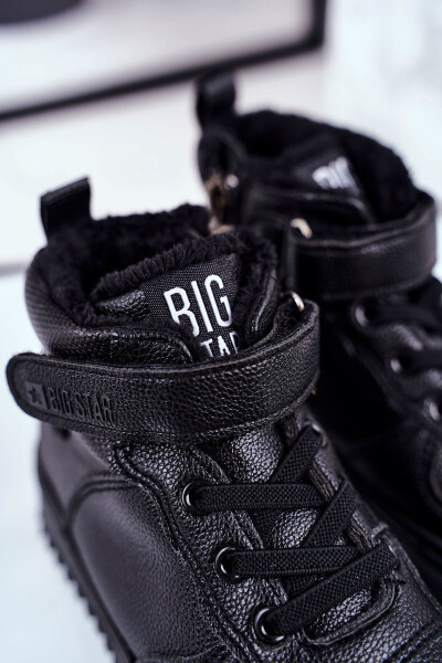 Dětská Zateplená Sportovní Obuv Big Star GG374040 Černé 30