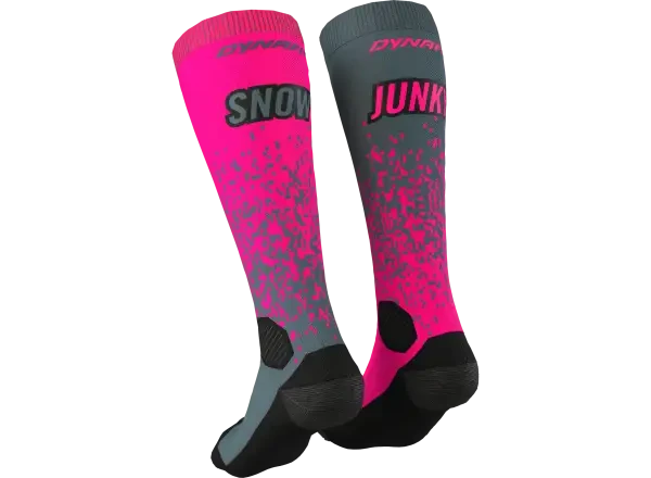 Dynafit Free Touring lyžařské ponožky Flamingo/Gradient vel. 39-42