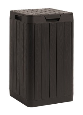 TOOMAX RIO GARDEN zahradní plastový koš 80 L - hnědá