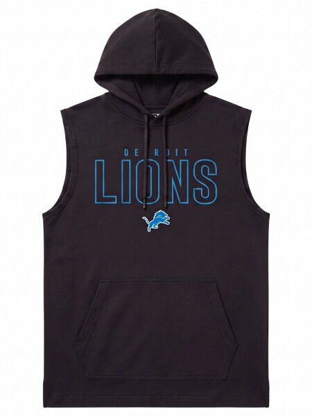New Era Pánská mikina Detroit Lions NFL 2026 Sideline Sleeveless Hoodie Velikost: M