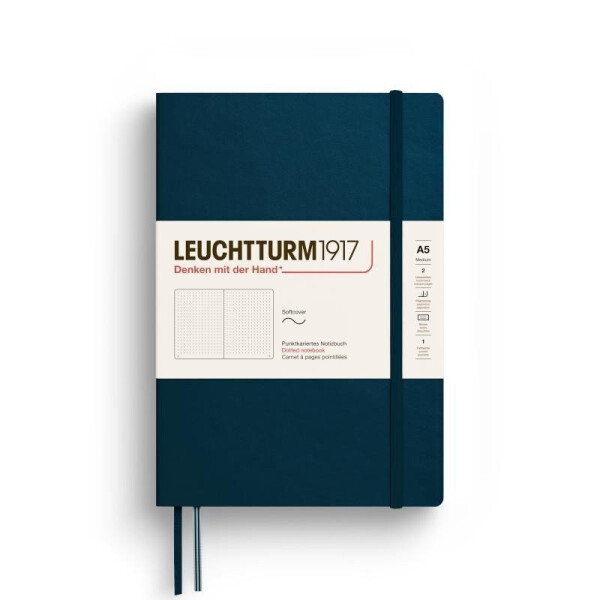 Zápisník Deep Sea Softcover Medium (A5) tečkovaný