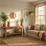 Tutumi - Nástěnné zrcadlo Boho 36CM KLNA-MR01 HOM-02802