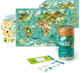 DODO Sada puzzle a her Světová zvířata