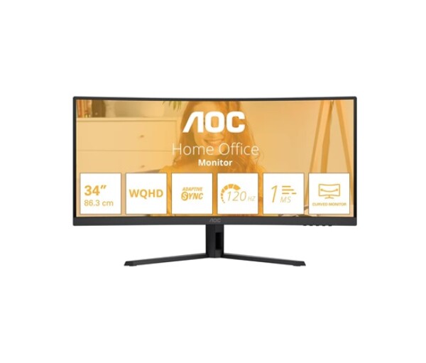 AOC MT VA LCD WLED 34" CU34B3E - 3440x1440, 120Hz, 1xHDMI, DP, Zakřivený EDF_492111