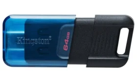 Kingston DataTraveler 80 64GB / Flash Disk / USB-C 3.2 gen. 1 / čtení: až 200MBs (DT80M/64GB)