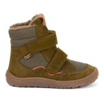 Dětské zimní barefoot boty TEX WINTER Olive, Froddo, G3160233-2, olivová - 32