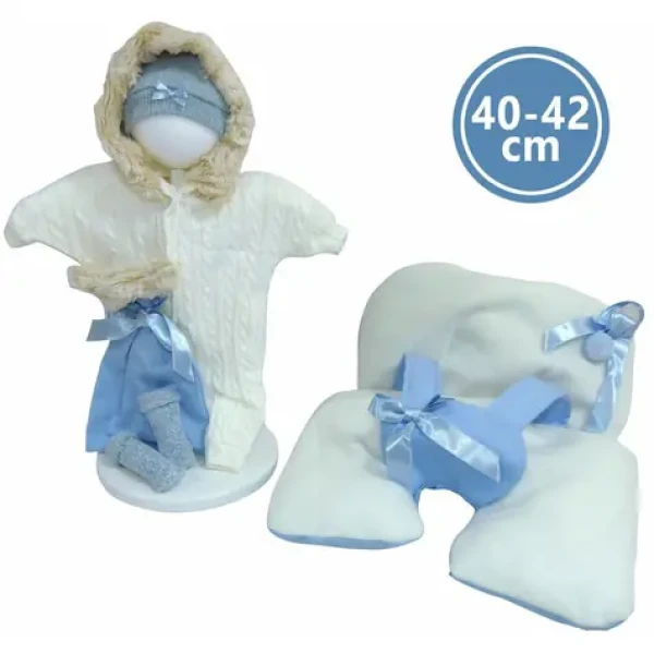 Llorens M740-77 obleček pro panenku miminko NEW BORN velikosti 40-42 cm
