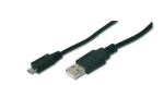OEM USB kabel USB 2.0 USB-A - Micro-B 1m černá (OEM_USB_Am_1c)