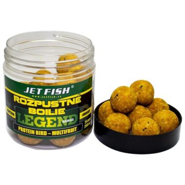 Jet Fish Rozpustné boilies Legend Range Protein Bird/Multifruit 250ml 20mm (000101)