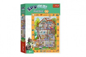 Puzzle Spy Guy - V domě 48x34cm 24 dílků v krabici 23x33x6cm