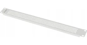 Lanberg 19" 1U šedá / Záslepný panel / Perforovaný / Ocel (AK-1411-S)