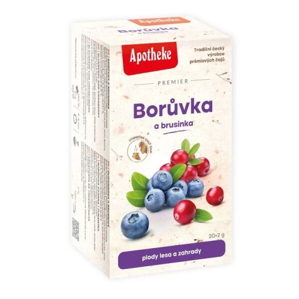 Čaj Apotheke Borůvka brusinka