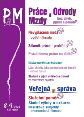 PaP 8-9/2026 Vyšší náhrada za nevyplacenou mzdu - Ladislav Jouza