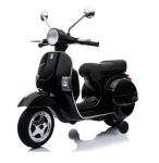 Mamido Dětský elektrický skútr Vespa černá