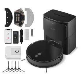 SENCOR SRV 6485BK černá / robotický vysavač / vysávání mopování / 30W / 60dB / 2600 mAh (8590669346028)