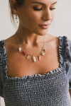 ELENYS Bella Vita mini – pozlacený náhrdelník 18K žluté zlato Délka: 45+5 cm / max. 50 cm