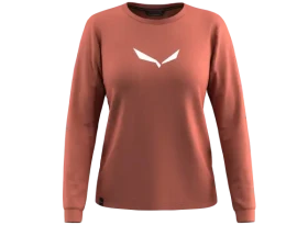Salewa Eagle Solidlogo Dry Tee W dámské triko dlouhý rukáv Etruscan red vel. 42/36