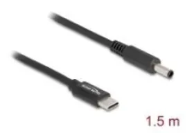 Delock USB-C – Dell 4,5x3mm černá / Napájecí kabel / 1,5 m / 20 V / 3 A (87974)