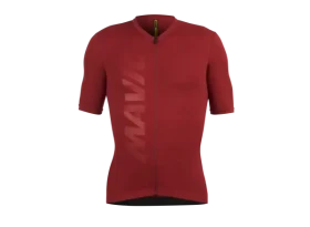 Mavic Aksium pánský dres krátký rukáv Burgundy vel. L