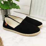 Slip-on espadrilky výřezy NEWS EVE270A černá