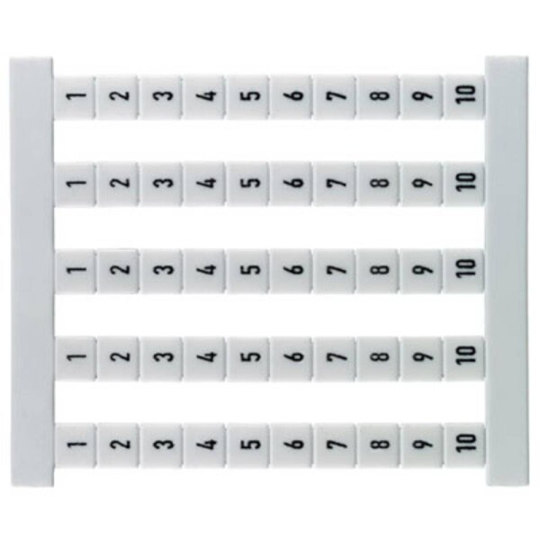 Weidmüller 0460660001 označení svorky bílá 500 ks