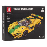 Mamido Stavebnice sportovní auto P1 GTR 368 dílů žluté