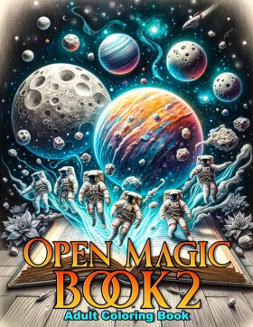 Open Magic Book 2, antistresové omalovánky, Max Brenner