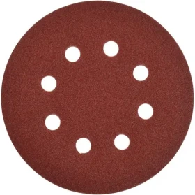Geko Brusný disk 125 mm / Brusný papír / Zrnitost P220 / 8 otvorů / 50 ks (SPLG78659)