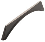 Siro Nábytková úchytka 2341 rozteč: 160mm černá lesk (S12567)