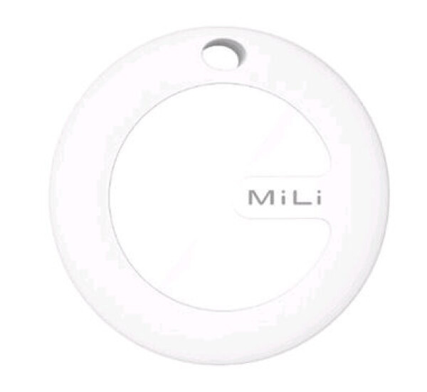 MiLi MiTag bílá / Bluetooth lokalizační čip / IPX67 / spolupracuje s Apple Find My (MI-HD-P16-WH)