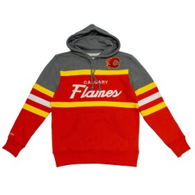 Mitchell & Ness Pánská mikina Calgary Flames NHL Head Coach Hoodie Velikost: S