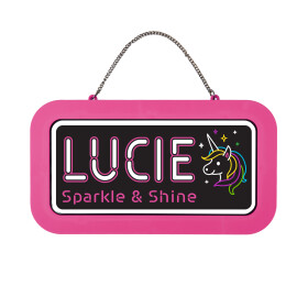 Neonová cedulka se jménem - Lucie - Albi