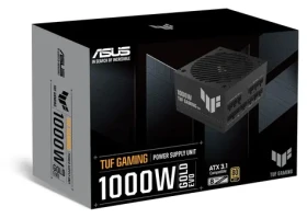 ASUS TUF-GAMING-1000G-EVO černá / Zdroj ATX / 1000W / 80 Plus Gold / plně modulární / ATX 3.1 (90YE00SE-B0NA00)