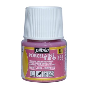 Pébéo Barva na porcelán a sklo Porcelaine 150 45 ml - růžová metalická 107