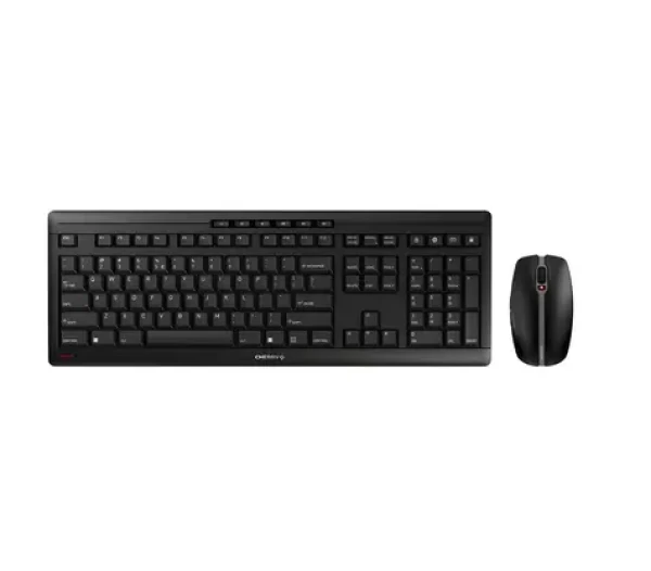 Cherry Stream Desktop černá / Sada klávesnice a myši / Bezdrátová / US layout s EUR symbolem (JD-8500EU-2)