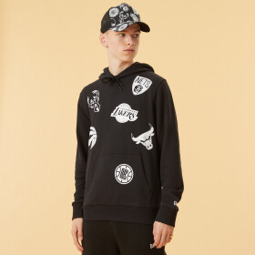 New Era Pánská mikina NBA Multi team logo hoody Velikost: S