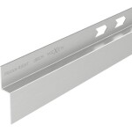 MEXEN - Line-B spádová lišta nástěnná 180 cm pravá, nerez 181002180R